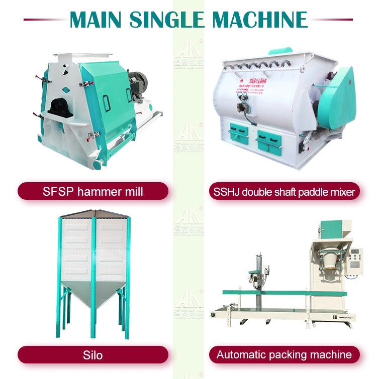 Widely Used Animal Feed Processing Line/Animal Feed Mill Plant Supplier From China