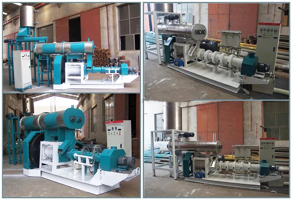 Large Capacity Screw Fish Feed Extruder Processing Line Shrimp Feed Machine Plant