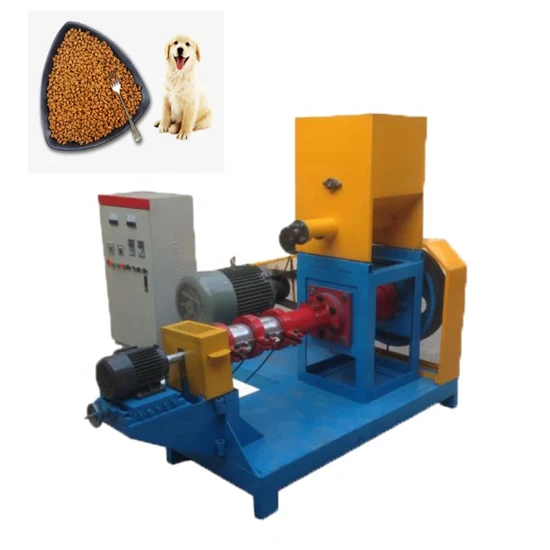 Nourriture pour animaux familiers de petit animal faisant la machine flottante de granule d'alimentation de poissons d'extrudeuse