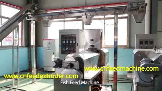 Usine de machine de granule de poisson de machine d'extrudeuse d'alimentation de poissons de poisson-chat