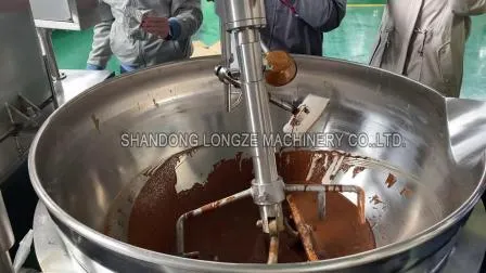 Chine Big Industrial Commercial Automatic Multi Planetary Tiling Curry Chili Bean Paste Mixing Making Electric Gas Steam Sauce Farce Cooking Equipment