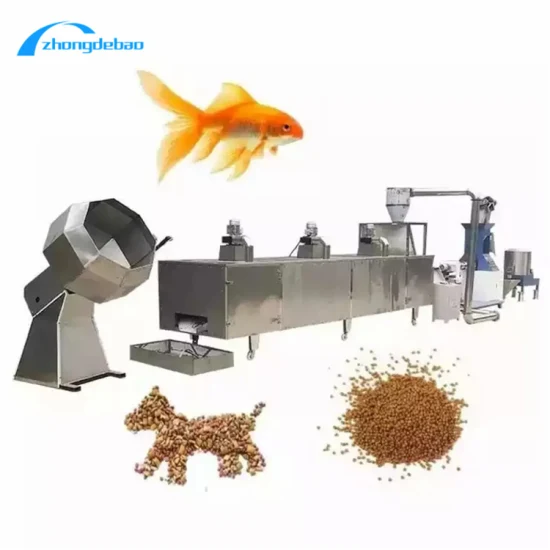 Ligne de traitement d'aliments pour poissons et d'aliments pour chiens coulant flottante Extrudeuse à double vis faisant la machine Usine d'équipement de fabrication