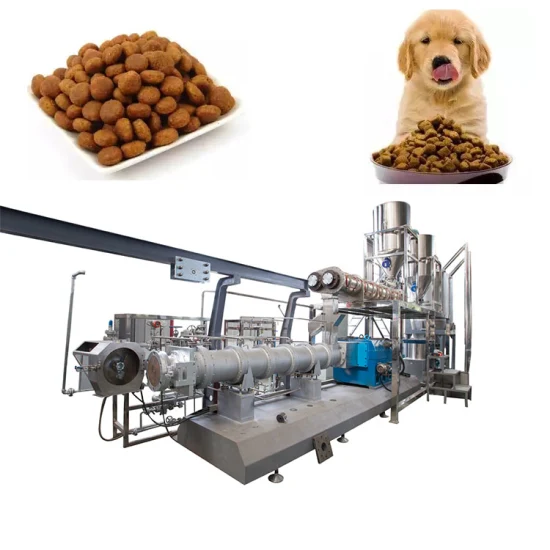 Pet Dog Cat Flottant Naufrage Nourriture pour poissons Traitement des aliments faisant la machine d'extrudeuse